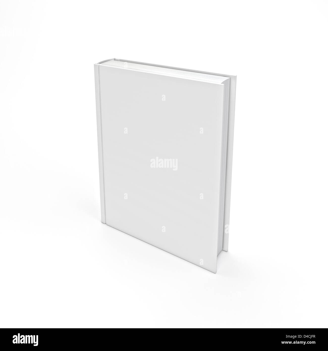 Image 3D de l'enveloppe vide livre blanc Banque D'Images
