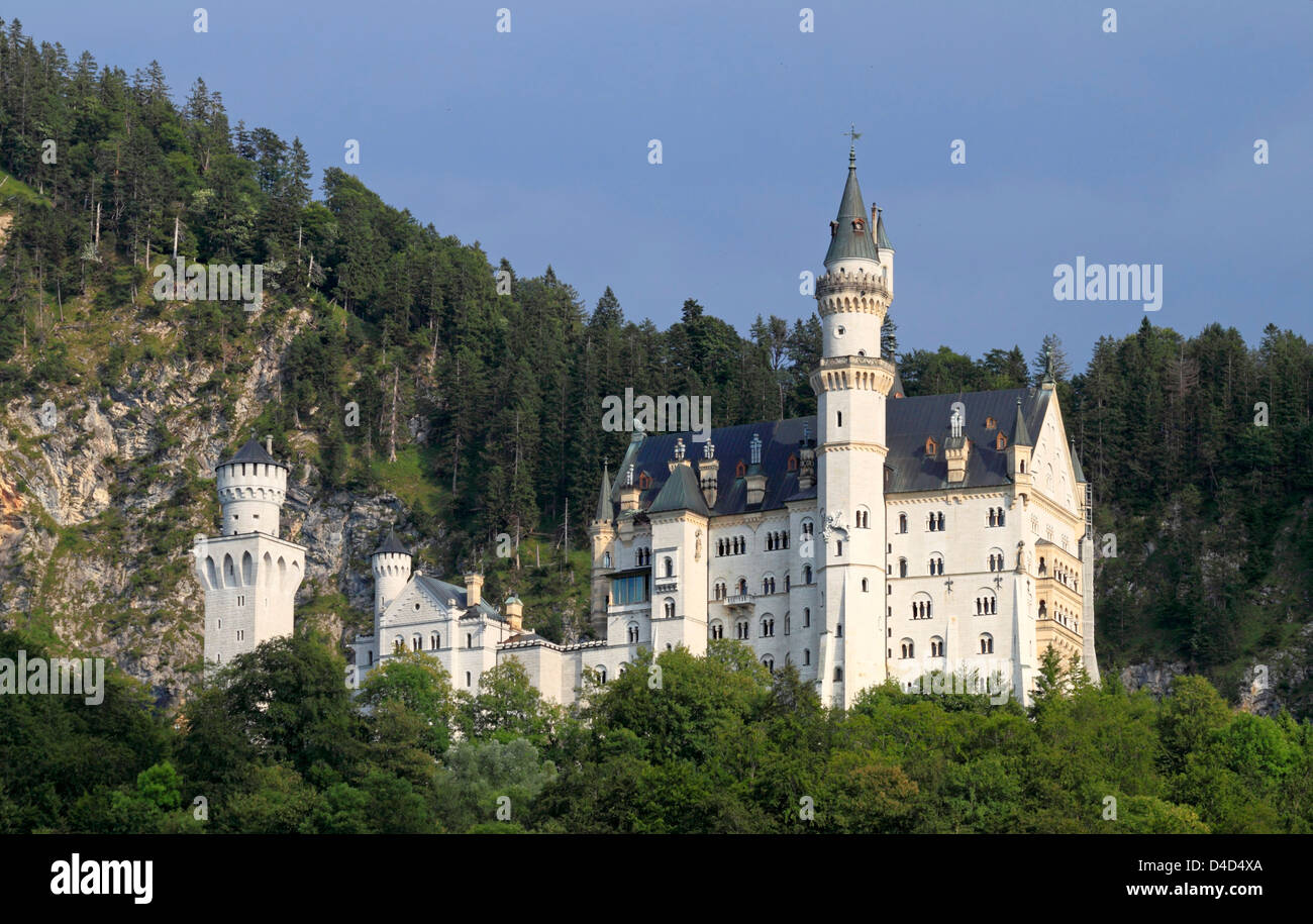 Le château de Neuschwanstein, en Bavière, Allemagne Banque D'Images