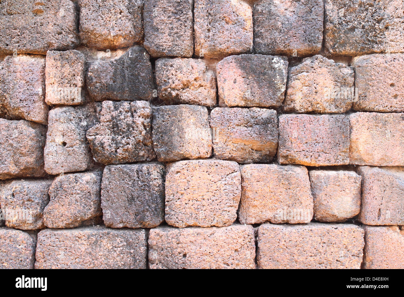 Mur de château en pierre ancienne texture background Banque D'Images