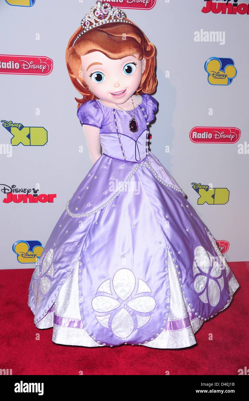 New York, USA. 12 mars 2013. Princess Sofia aux arrivées d'enfants dans le monde entier Carte Disney événement initial, la compagnie de théâtre, New York, NY 12 mars 2013. Photo par : Gregorio T./Binuya Everett Collection/Alamy Live News Banque D'Images