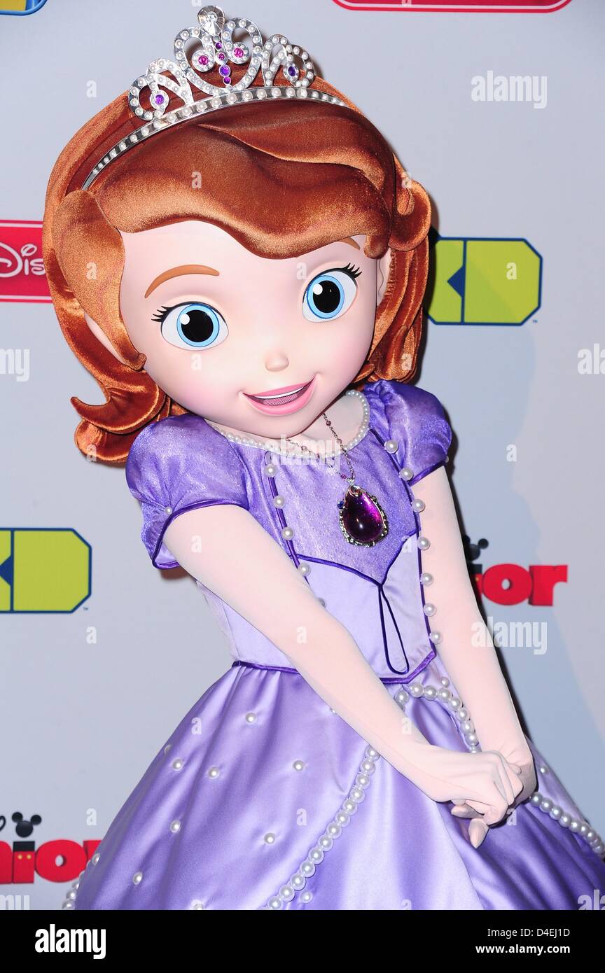 New York, USA. 12 mars 2013. Princess Sofia aux arrivées d'enfants dans le monde entier Carte Disney événement initial, la compagnie de théâtre, New York, NY 12 mars 2013. Photo par : Gregorio T./Binuya Everett Collection/Alamy Live News Banque D'Images