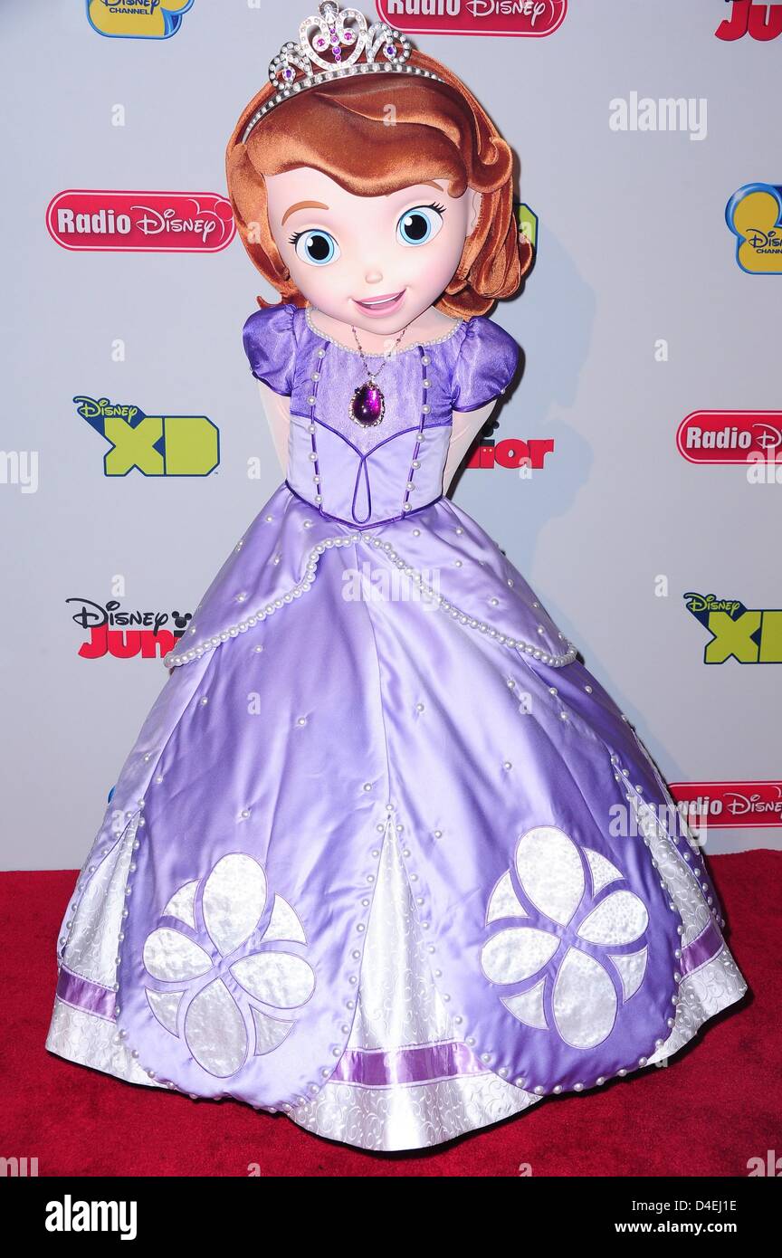 New York, USA. 12 mars 2013. Princess Sofia aux arrivées d'enfants dans le monde entier Carte Disney événement initial, la compagnie de théâtre, New York, NY 12 mars 2013. Photo par : Gregorio T./Binuya Everett Collection/Alamy Live News Banque D'Images