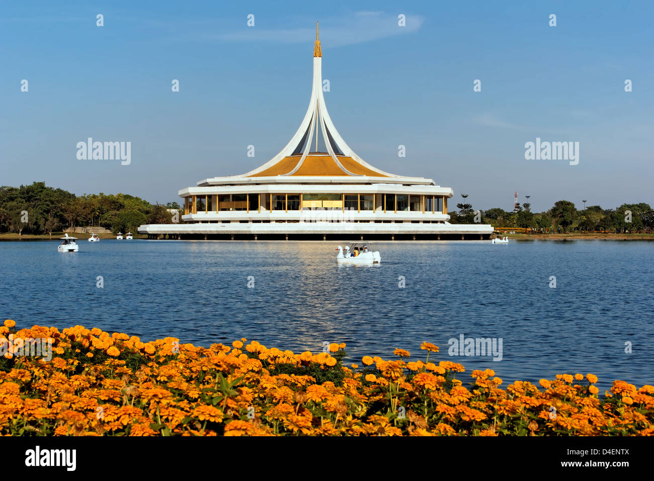 Jardin du grand Roi Rama IX / Park / Bangkok Banque D'Images