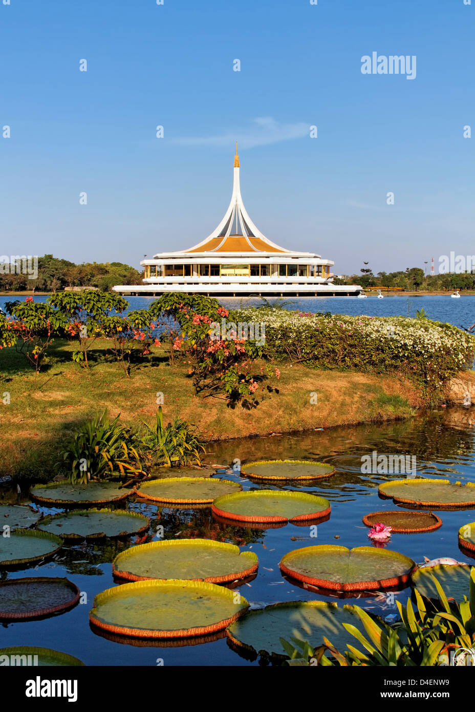 Jardin du grand Roi Rama IX / Park / Bangkok Banque D'Images