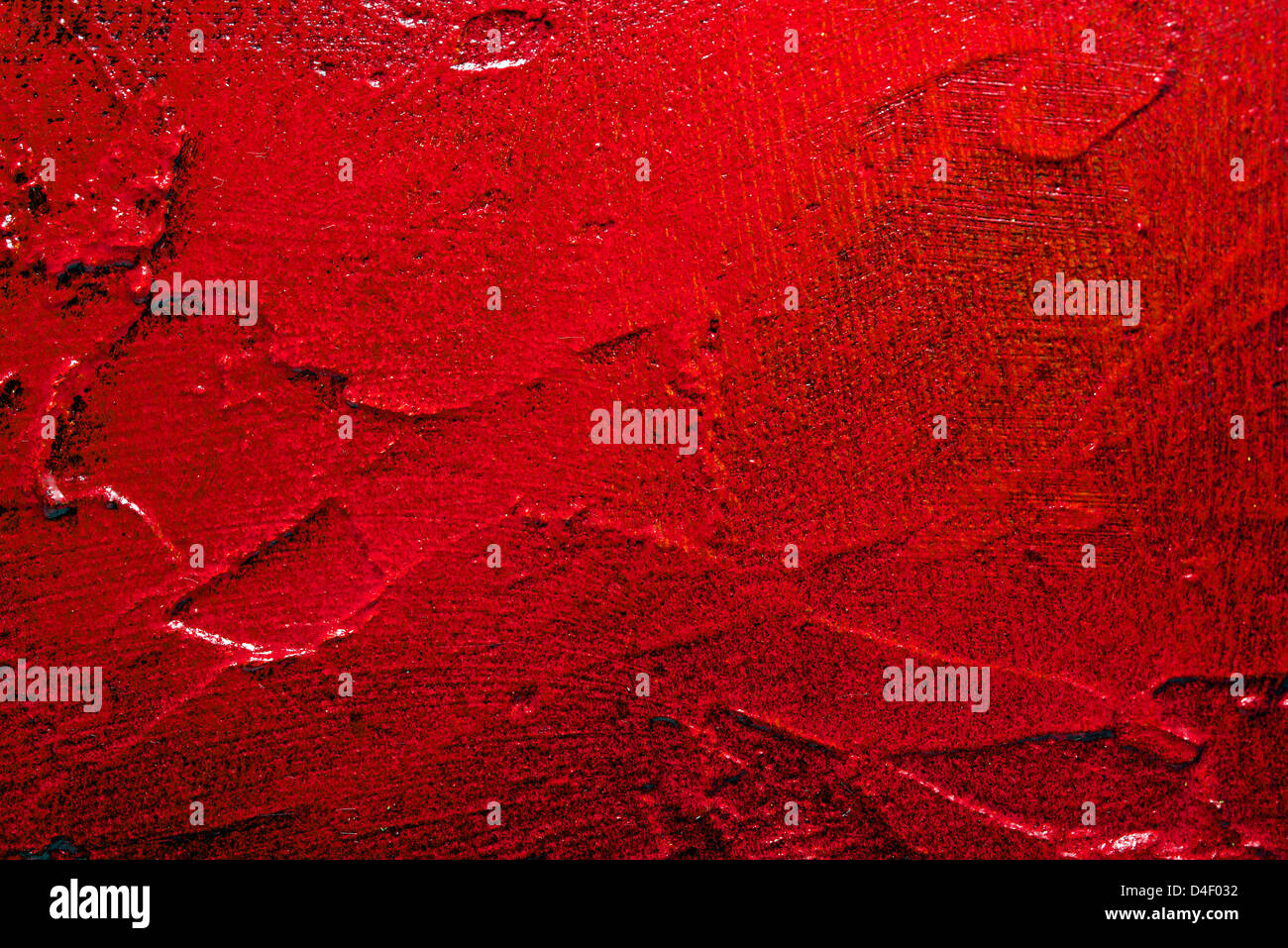 Beaucoup de détails dans cette texture mur peint rouge Banque D'Images