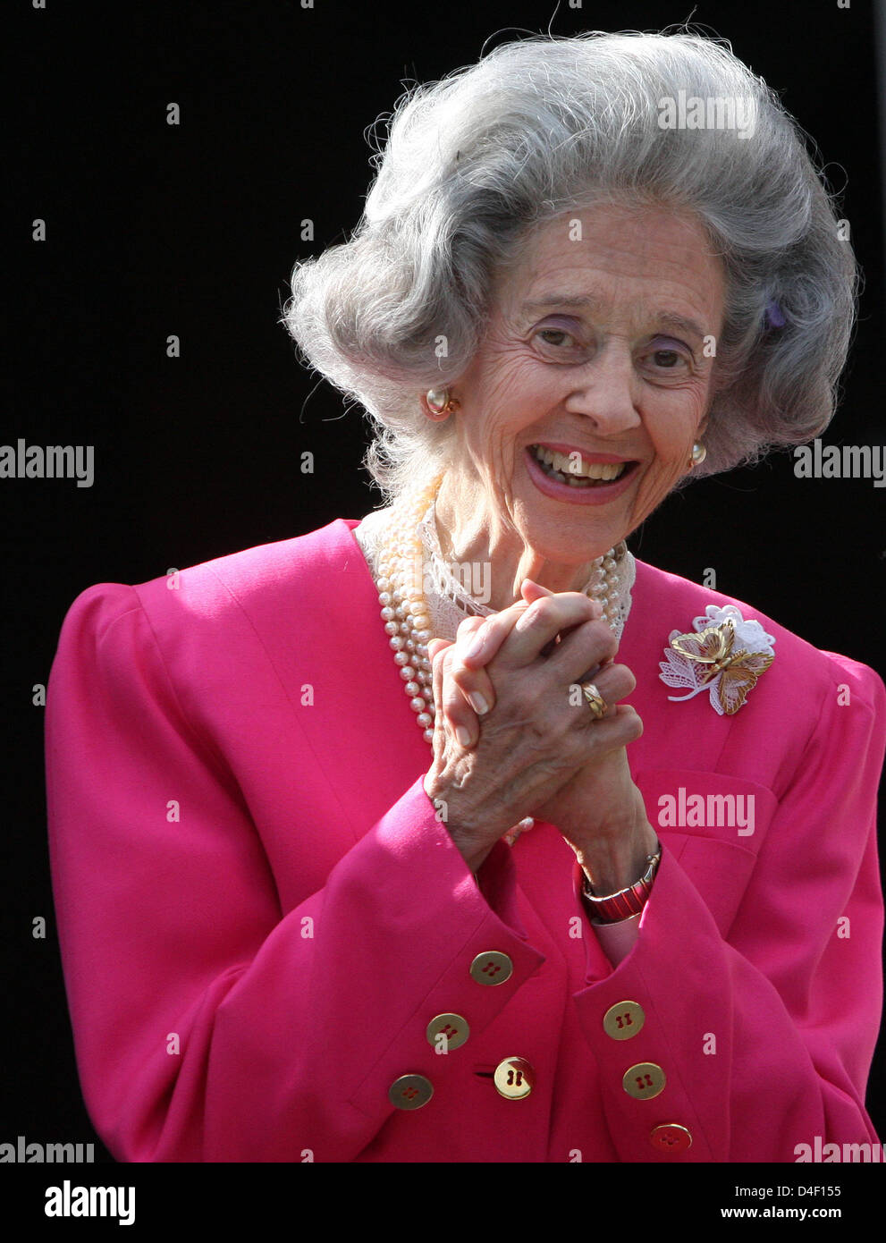 La Reine Fabiola de Belgique est représentée au cours de la célébration ...