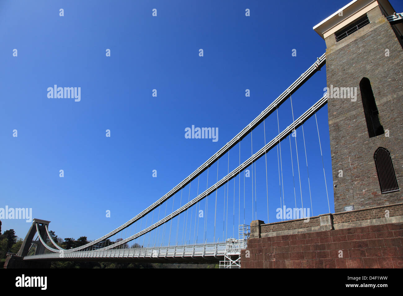 Pont suspendu de Clifton à Bristol, Angleterre. Banque D'Images