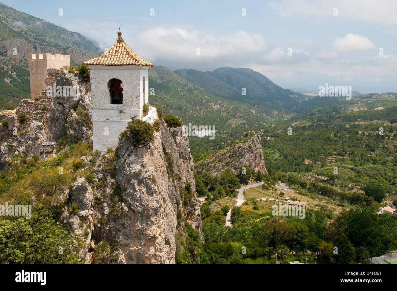 Le Castell de Guadalest valencia Banque D'Images