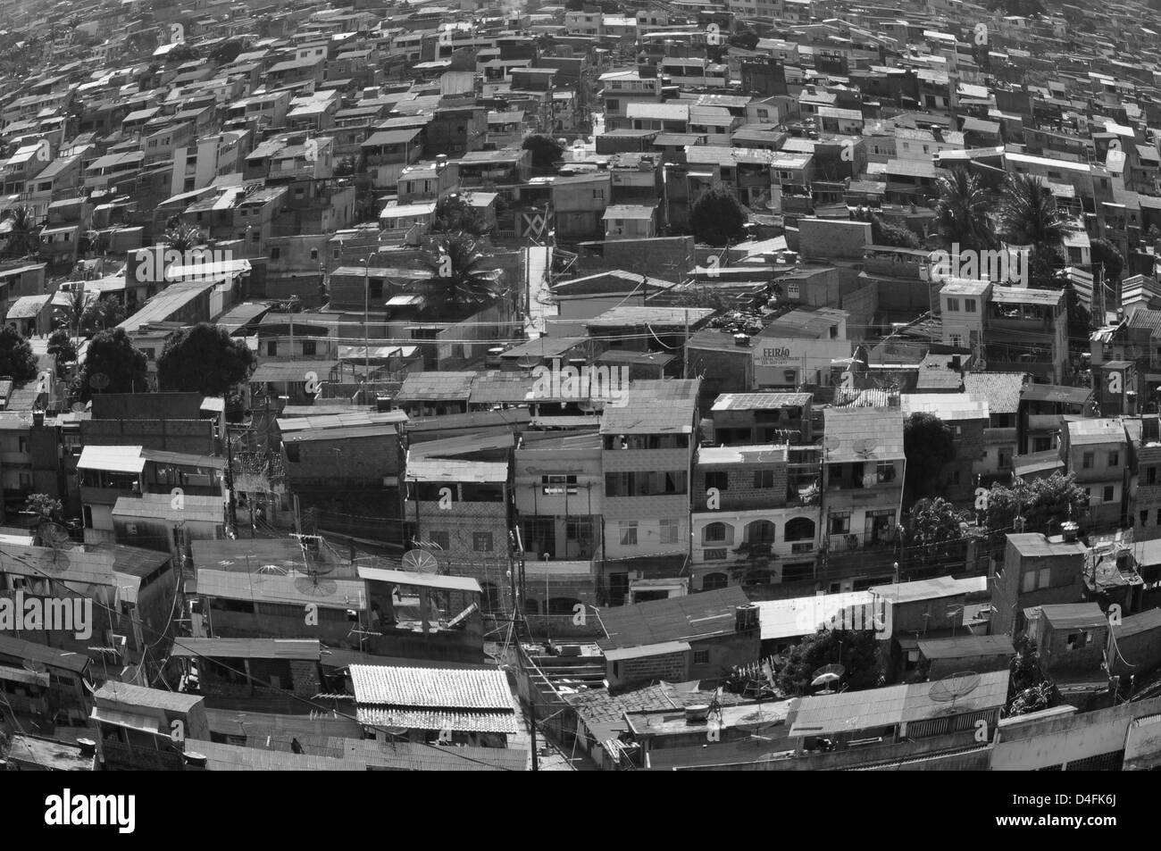 L'Uruguay Favela, Salvador da Bahia, Brésil Banque D'Images