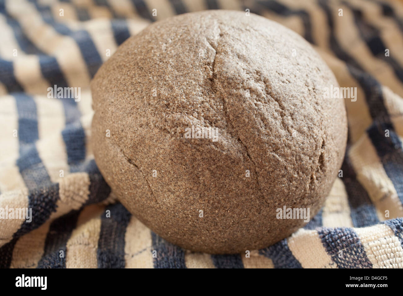 Boule de pâte à la farine de sarrasin Banque D'Images