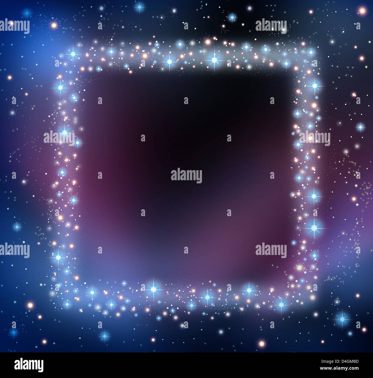Espace En Blanc Comme Un Ciel De Nuit Avec Un Groupe D - 