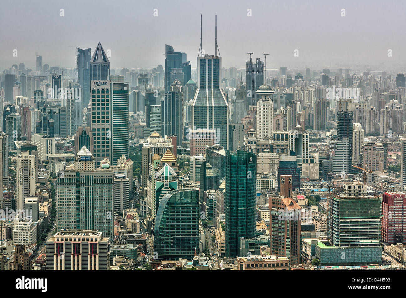 Shanghai est la plus grande ville par la population de la République populaire de Chine Banque D'Images