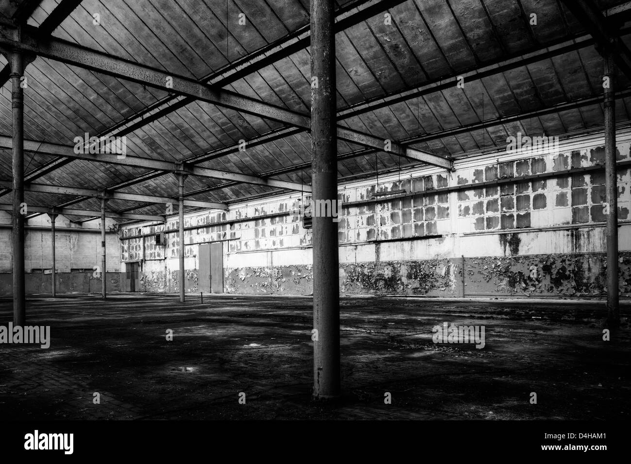 L'Italie. Usine-entrepôt abandonné Banque D'Images