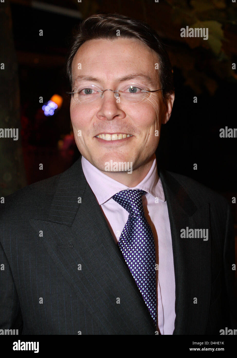 Le Prince Constantijn des Neterlands assiste à la cérémonie d'effusion du ?La Princesse Margriet Award pour la diversité culturelle ? À Bruxelles, Belgique, 09 décembre 2008. Le prix est un hommage aux réalisations de la princesse Margriet au nom de la Fondation européenne de la culture (FEC) dont elle avait été président. Le prix est attribué aux artistes et penseurs. Photo : Patrick Banque D'Images