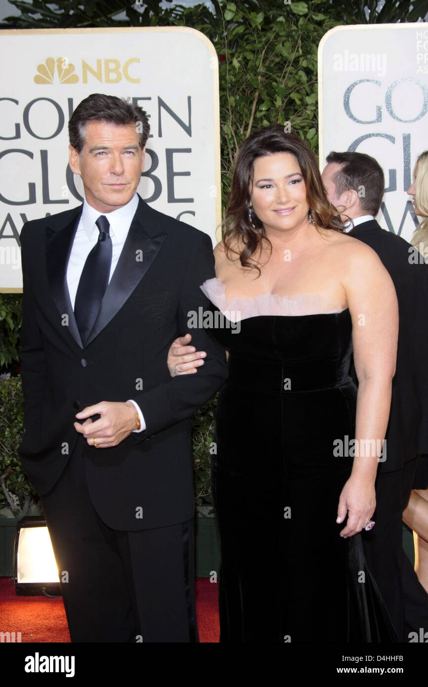 Pierce brosnan and keely shaye smith Banque de photographies et d
