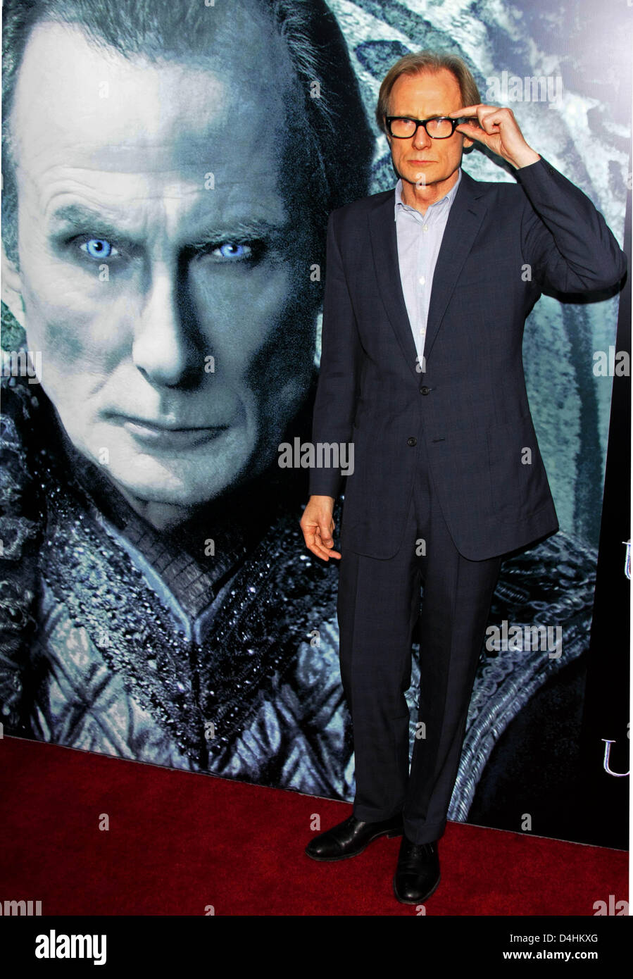 Acteur Bill Nighy arrive à la première mondiale du film "Underworld : Rise of the Lycans ? Au Cinéma Arclight à Hollywood, Los Angeles, USA, 22 janvier 2009. Photo : Hubert Boesl Banque D'Images