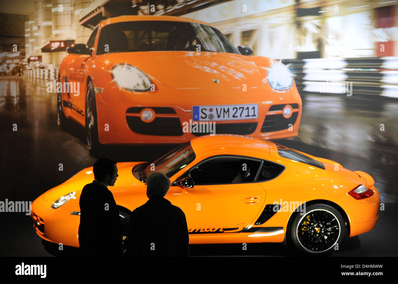 2009 porsche cayman s Banque de photographies et d’images à haute