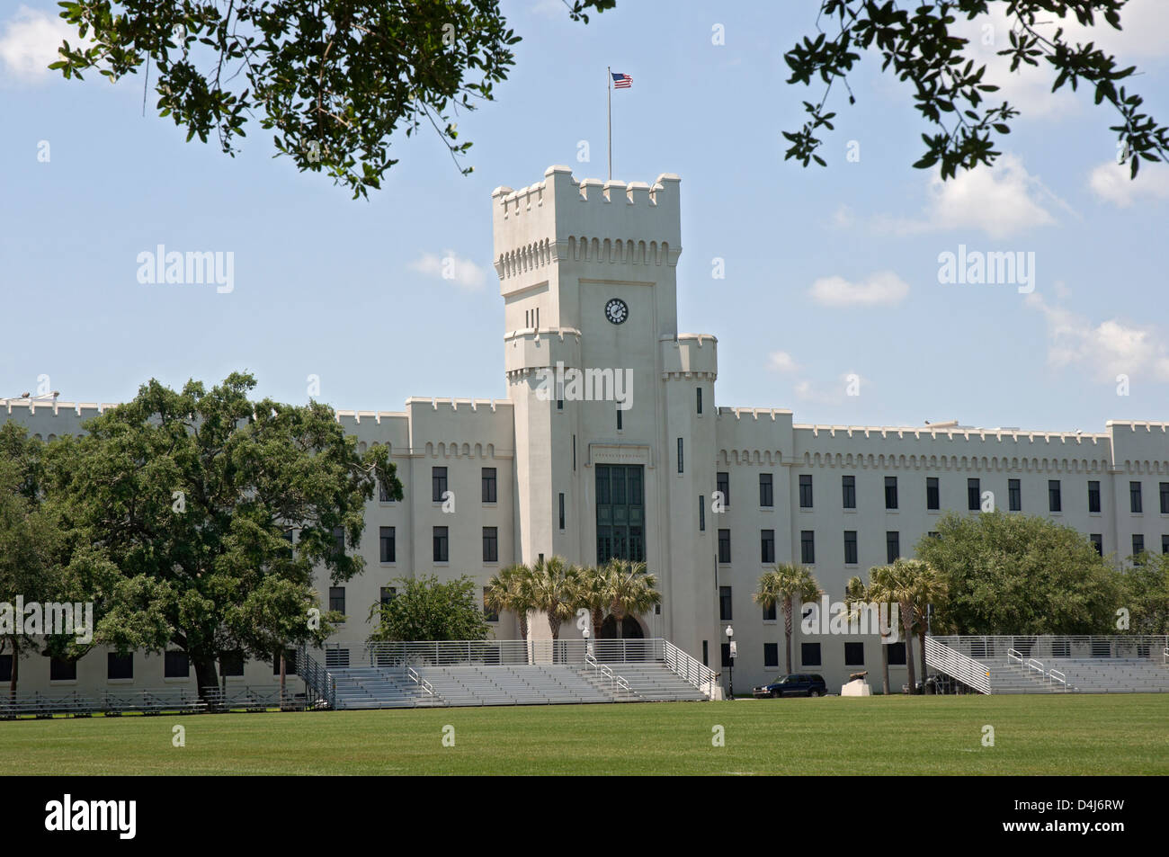 Le collège militaire de la Citadelle, Charleston, Caroline du Sud. Banque D'Images