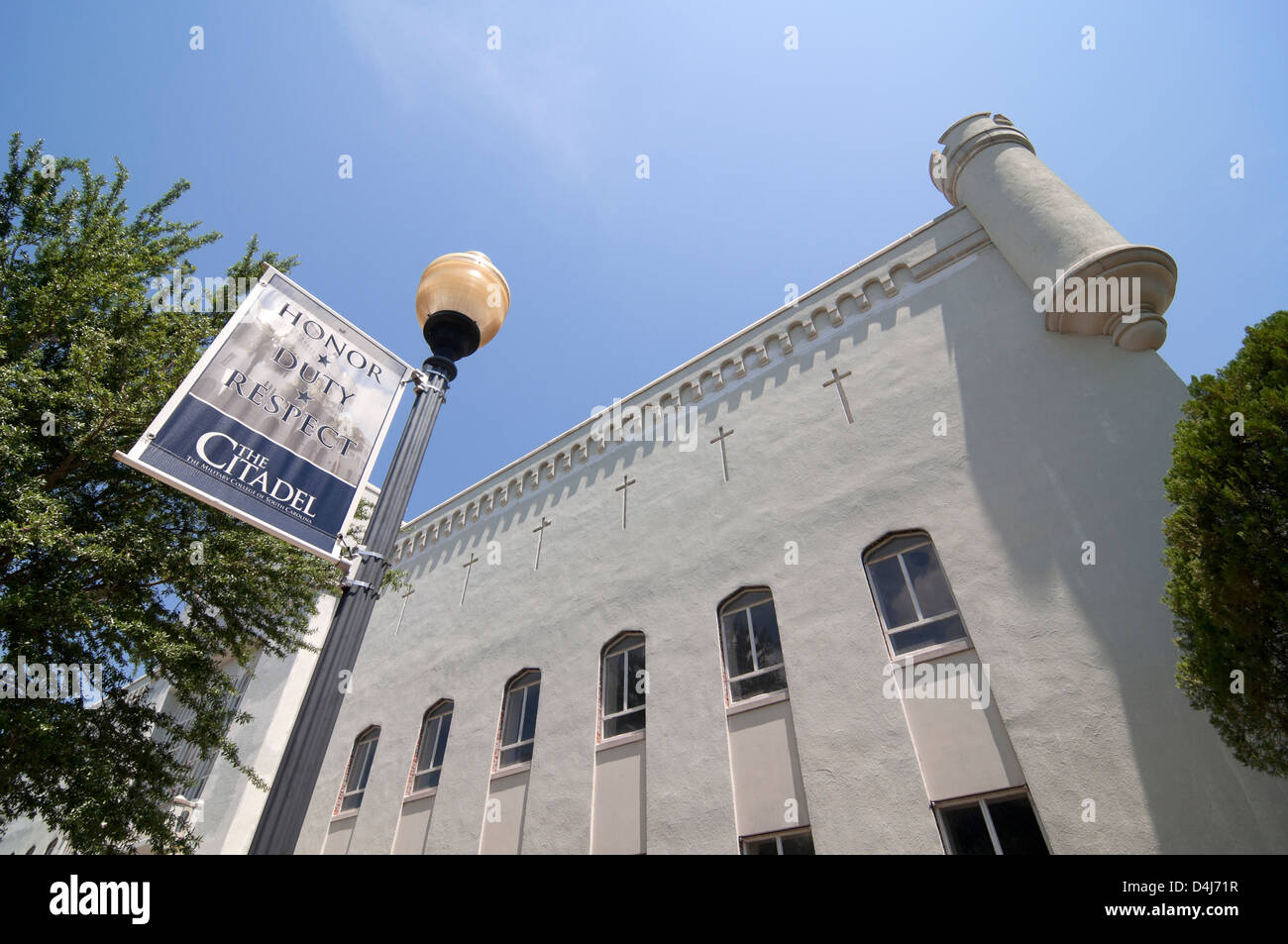 Le collège militaire de la Citadelle, Charleston, Caroline du Sud. Banque D'Images