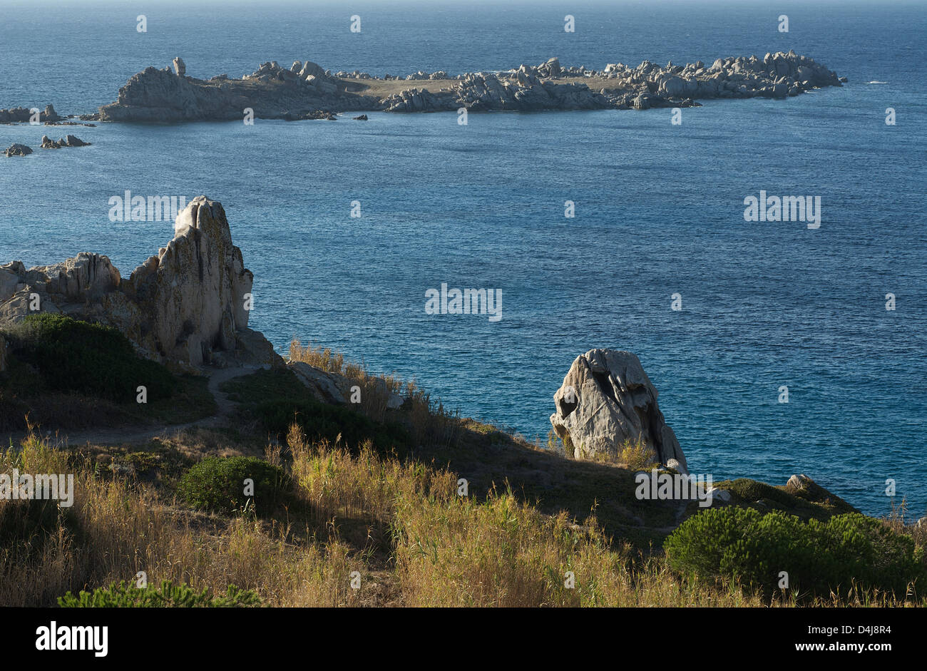 Santa Teresa, l'Italie, la côte à Santa Teresa di Gallura Banque D'Images