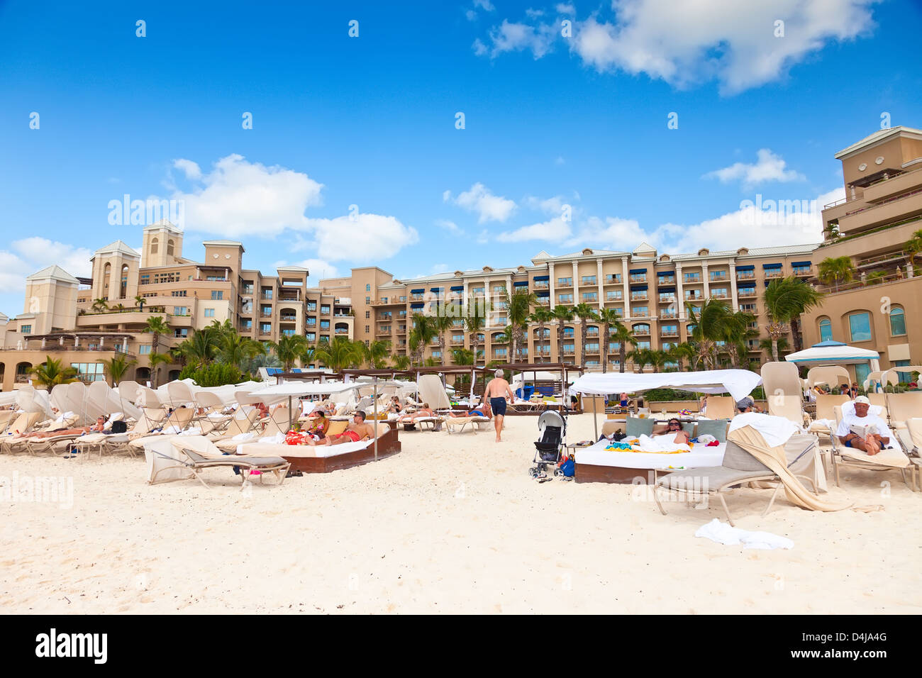 Hôtel de luxe dans les Îles Caïmans Banque D'Images