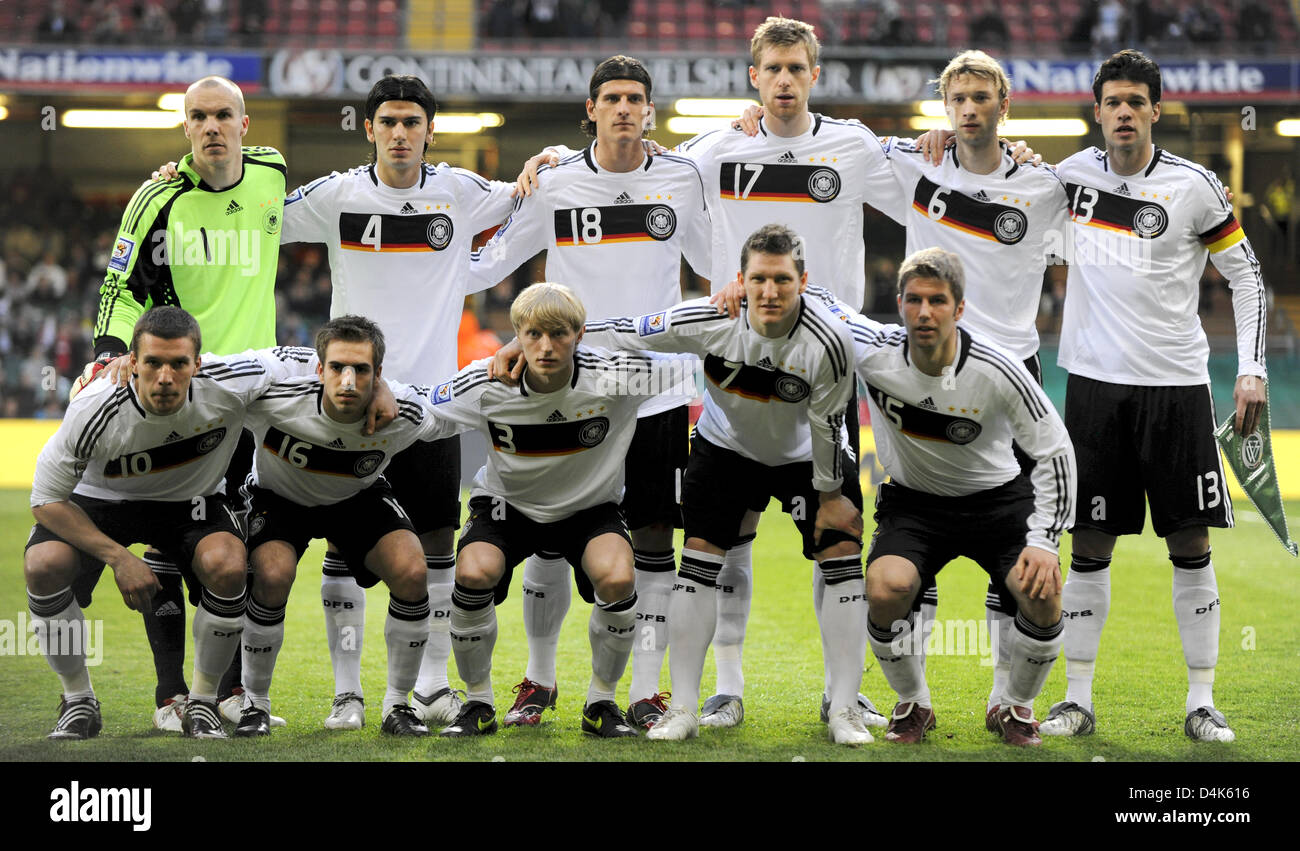 German national team back row Banque de photographies et d'images à haute  résolution - Alamy