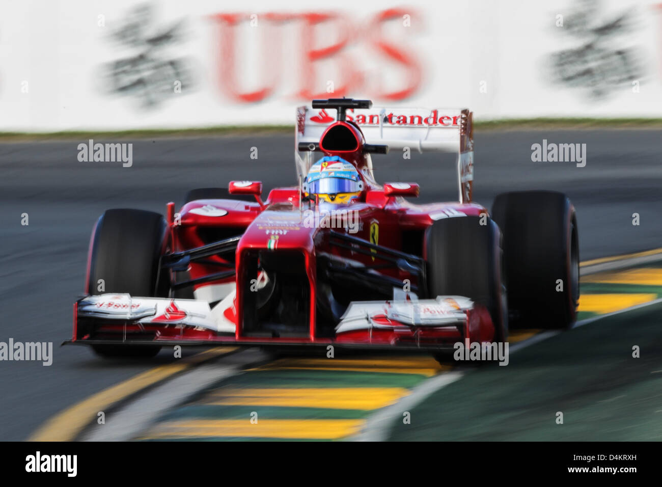 Melbourne, Australie. 15 mars 2013. Fernando Alonso (ESP), la Scuderia Ferrari de Formule1 - Championnat du Monde 2013 - Round 01 à Melbourne Albert Park, Melbourne, Australie, vendredi 15 mars 2013. Dpa : Crédit photo alliance / Alamy Live News Banque D'Images