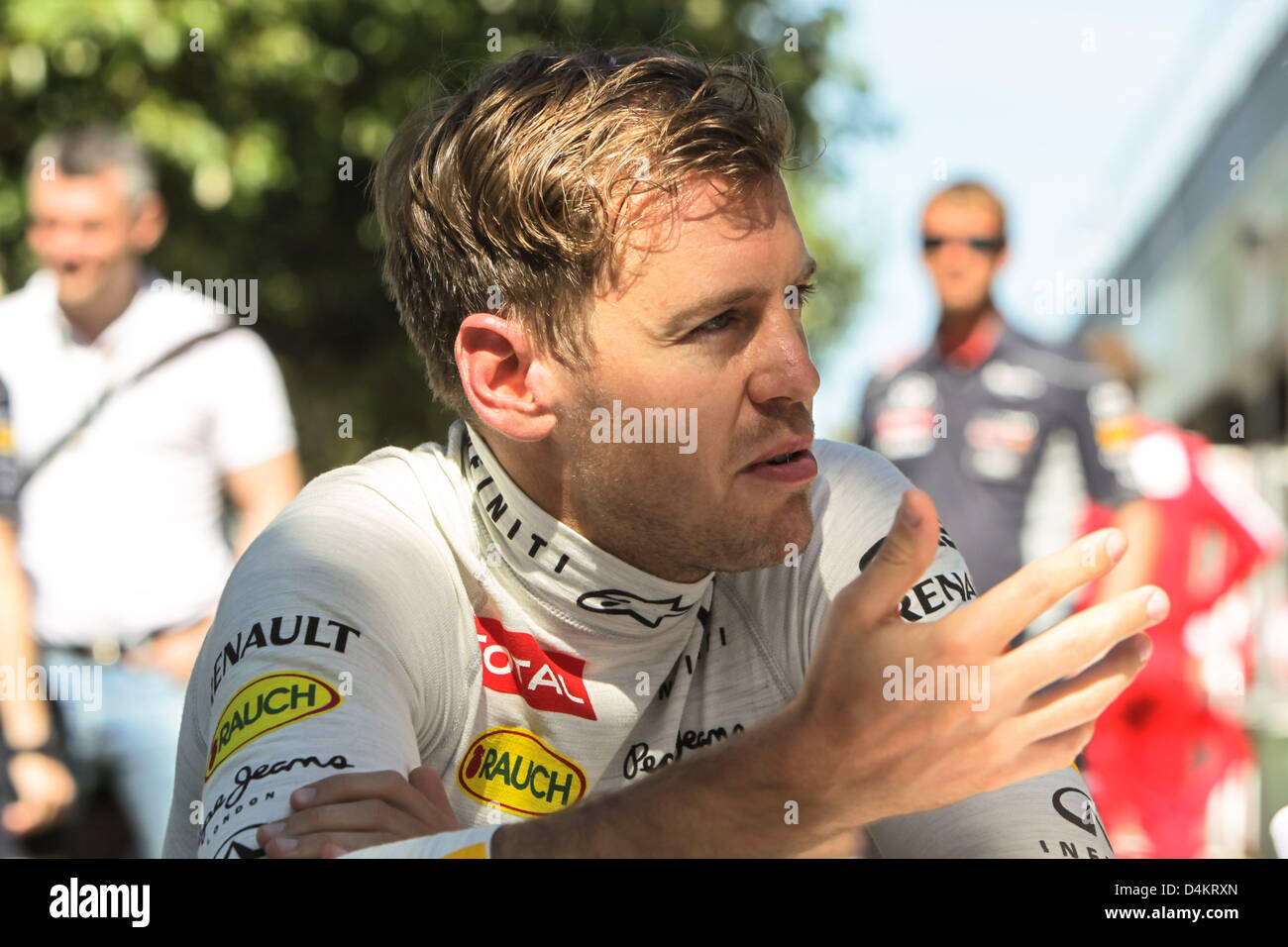 Melbourne, Australie. 15 mars 2013. Sebastian Vettel (GER), Infiniti Red Bull Racing - Championnat du Monde de Formule1 2013 - Round 01 à Melbourne Albert Park, Melbourne, Australie, vendredi 15 mars 2013. Dpa : Crédit photo alliance / Alamy Live News Banque D'Images