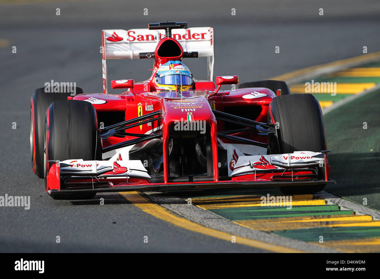 Melbourne, Australie. 15 mars 2013. Fernando Alonso (ESP), la Scuderia Ferrari de Formule1 - Championnat du Monde 2013 - Round 01 à Melbourne Albert Park, Melbourne, Australie, vendredi 15 mars 2013. Dpa : Crédit photo alliance / Alamy Live News Banque D'Images