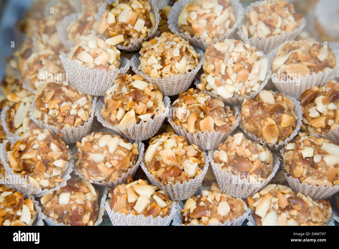 L'Afrique, Maroc, Marrakech, gâteaux typiques Banque D'Images