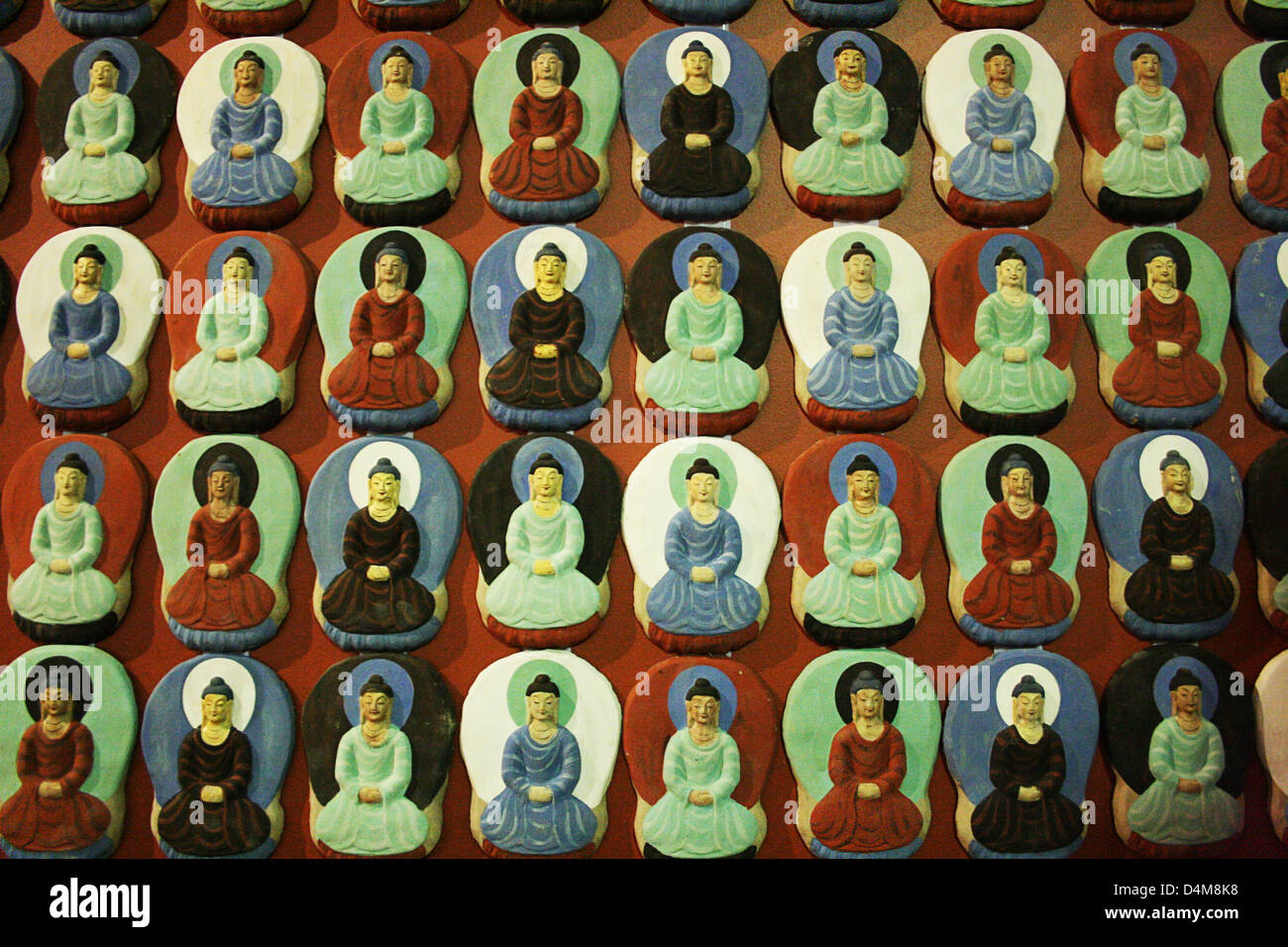 L'art bouddhique en exposition Banque D'Images
