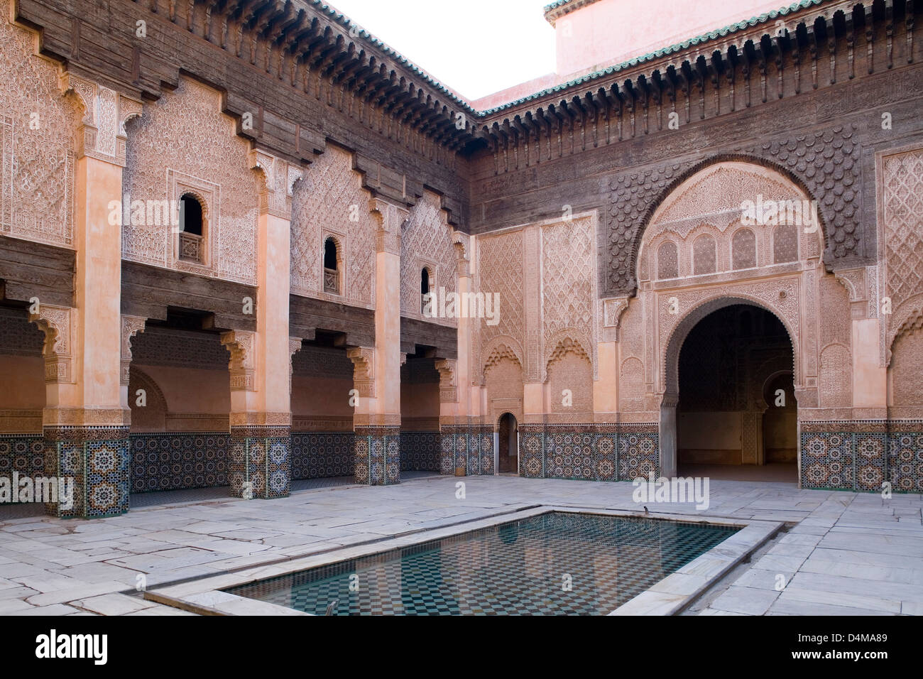 L'Afrique, Maroc, Marrakech, de Ali ben Youssef medersa Banque D'Images