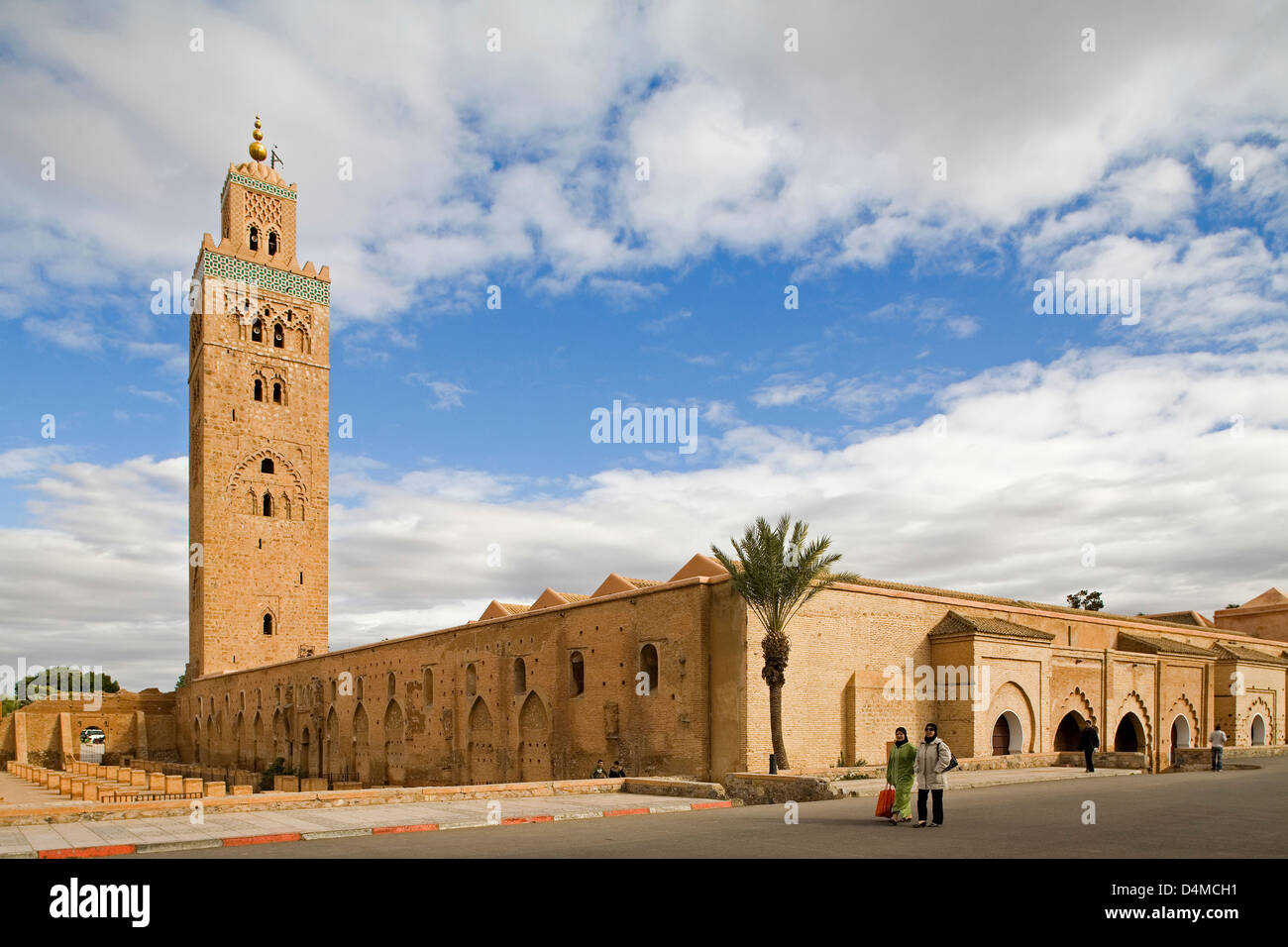 L'Afrique, Maroc, Marrakech, la mosquée de la koutoubia Banque D'Images