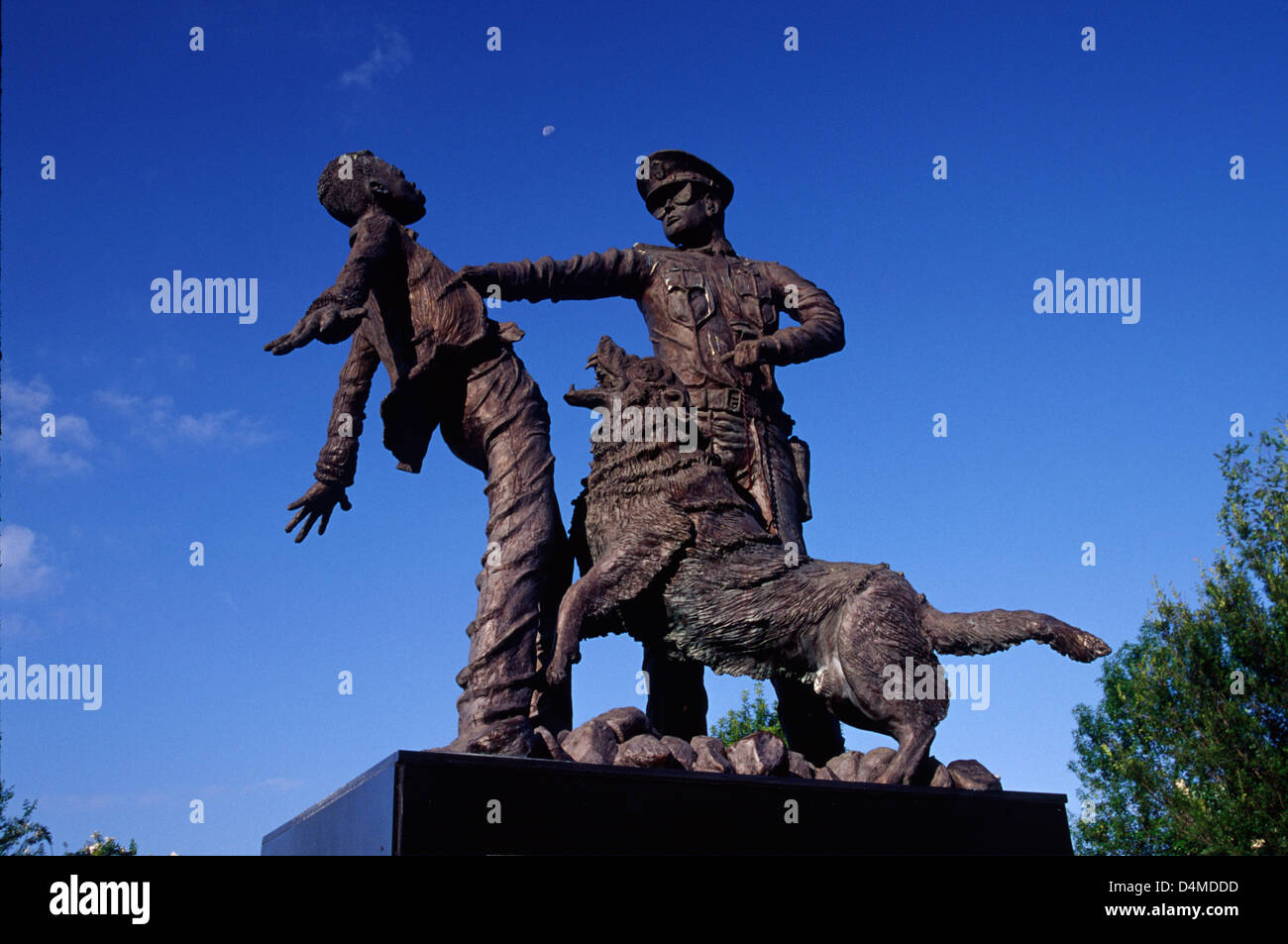 Civil Rights Fantassin sculpture, Kelly Ingram Park, Birmingham, Alabama Banque D'Images