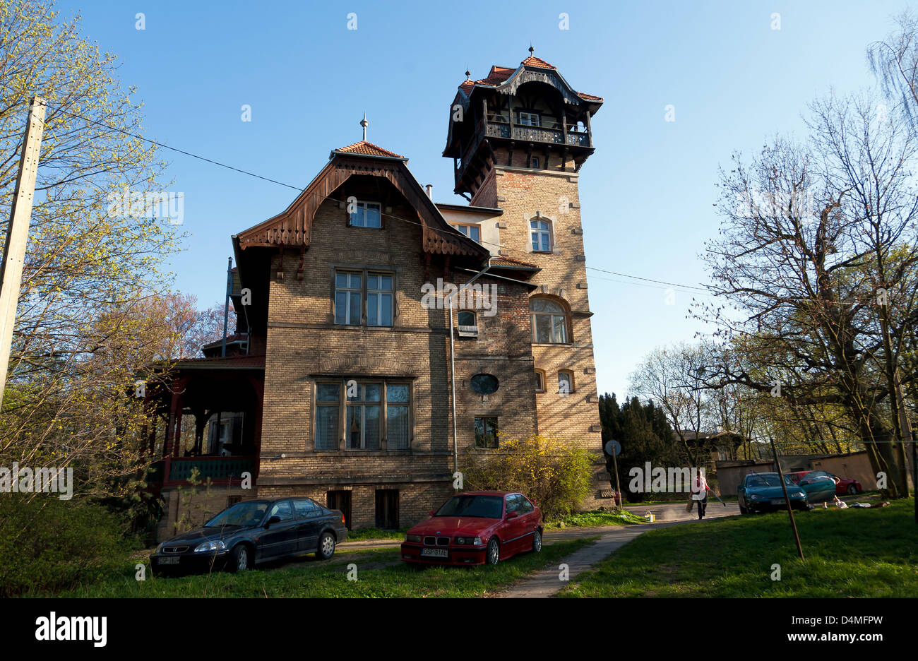 Sopot, Pologne, qui a été construite en 1894 Parkrezidenz Willowo Banque D'Images