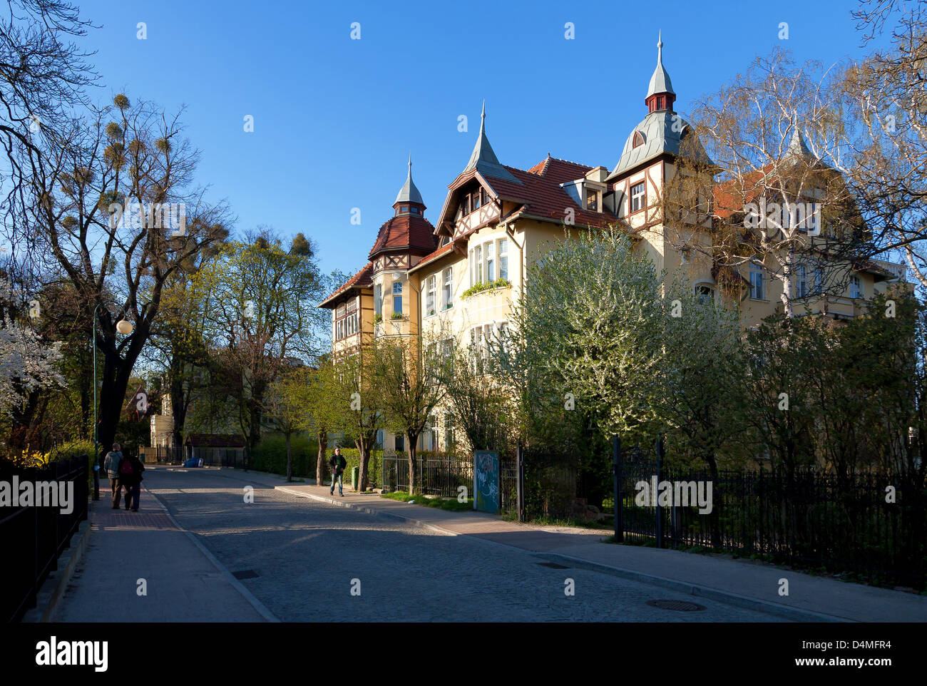 Sopot, Pologne, un vieux bâtiment datant de 1906 Banque D'Images