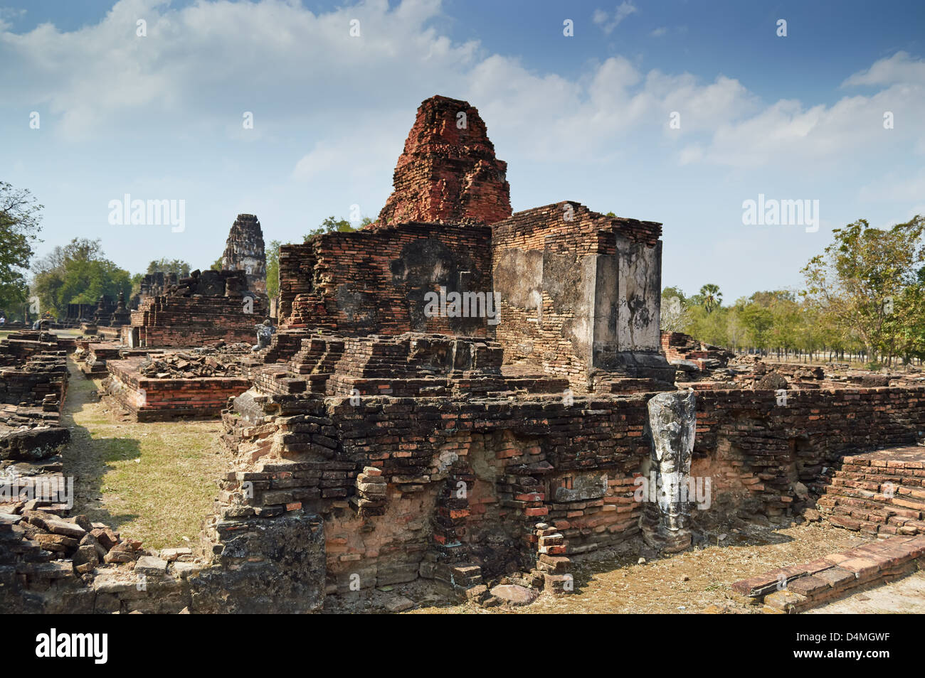 Wat Phra Phai Luang en parc historique de Sukhothai (Thaïlande) Banque D'Images