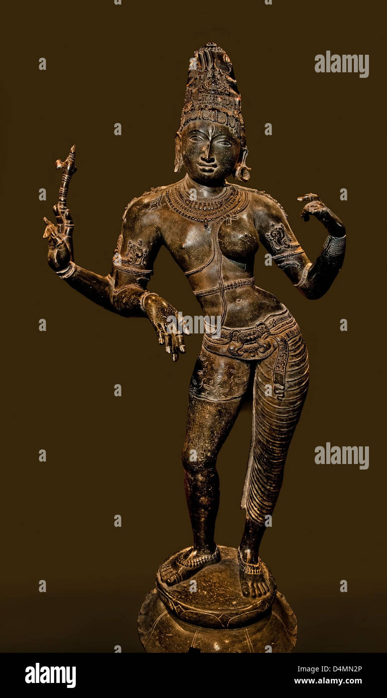 Ardhanarisvara Tirvengadu Mayiladuturai 11ème siècle Nagappattinam Inde Hindu Banque D'Images