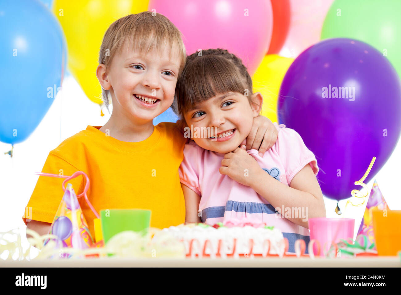 Drole D Anniversaire Pour Celebrer Les Enfants Photo Stock Alamy