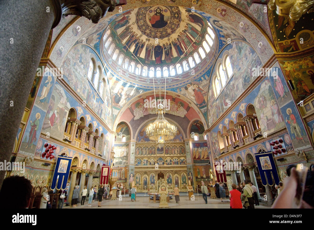 La cathédrale luthérienne de Saint Mary, Sibiu, Transylvanie, Roumanie, Europe Banque D'Images