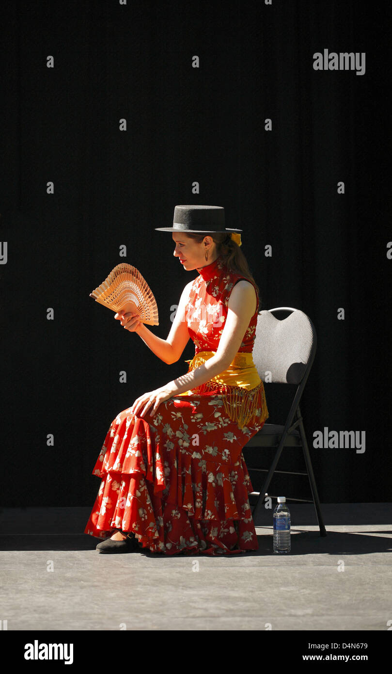 Danseuse de flamenco Banque D'Images