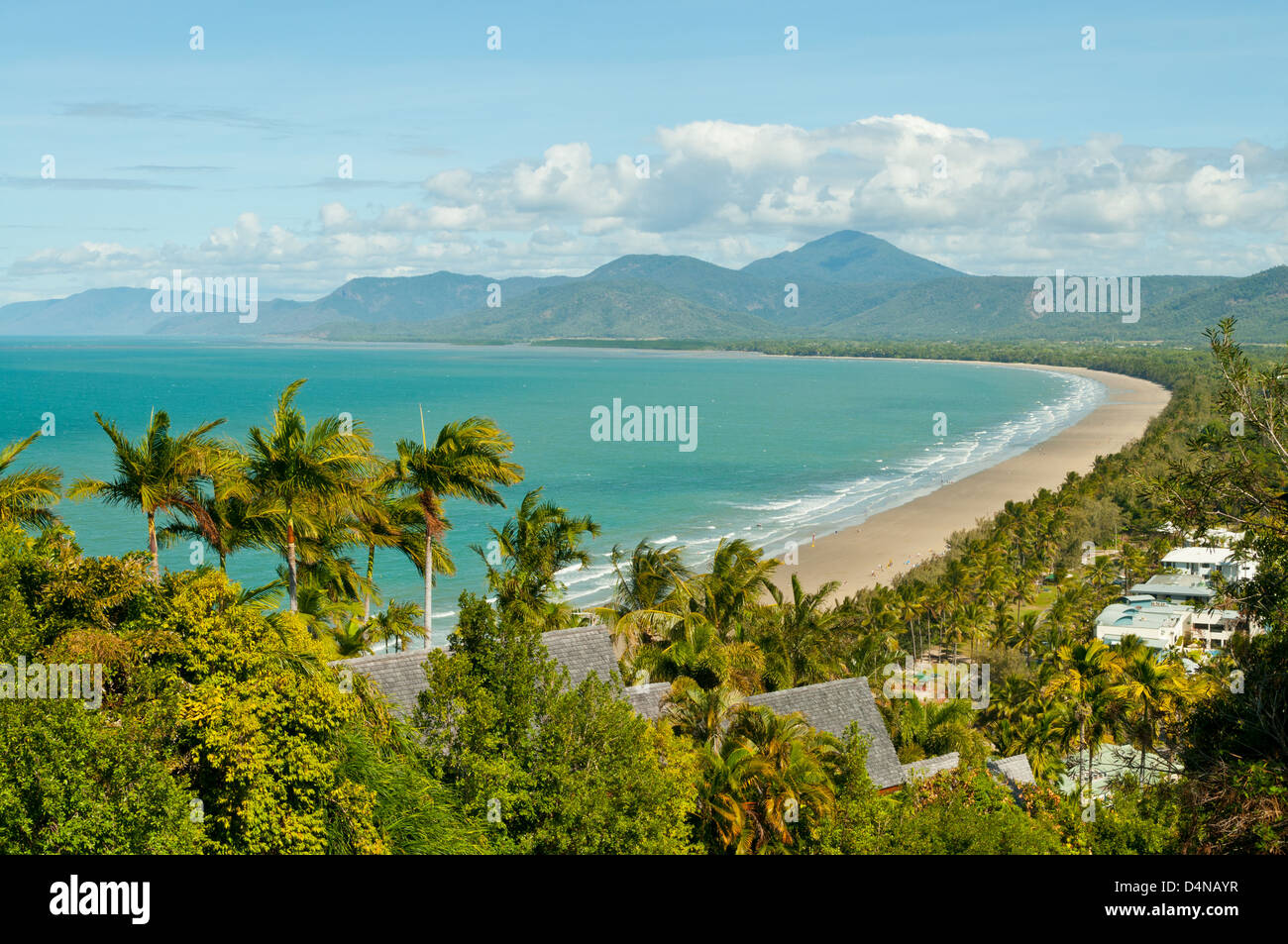 Plage de Port Douglas, Port Douglas, Queensland, Australie Banque D'Images