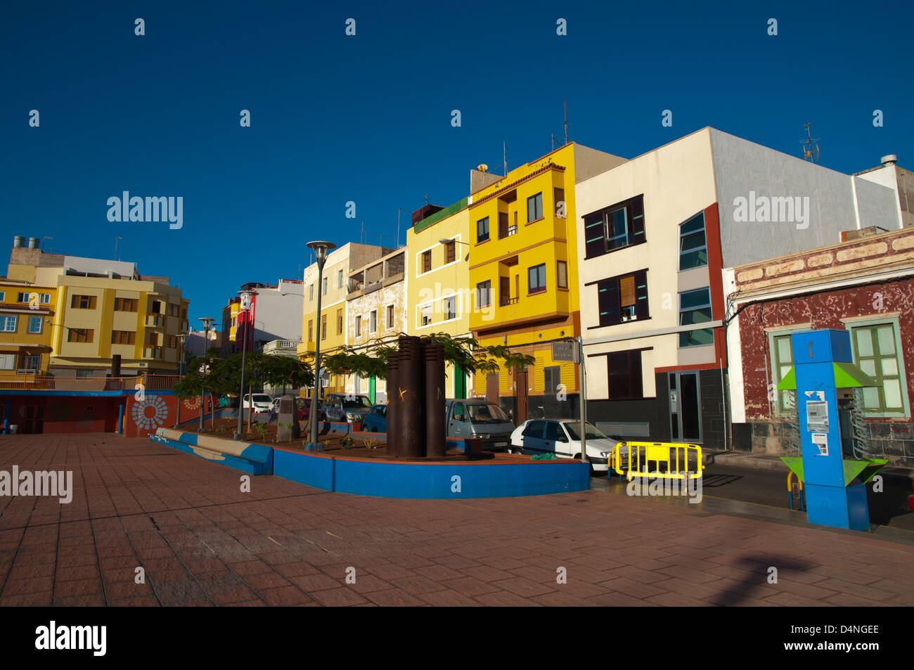 La place Plaza del Pueblo north district La Isleta Las Palmas Gran Canaria island les îles Canaries Span Europe Banque D'Images