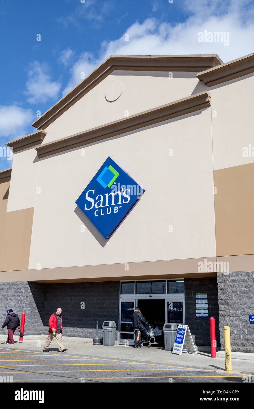 Sam's Club dans un comté de Baltimore, Maryland Banque D'Images