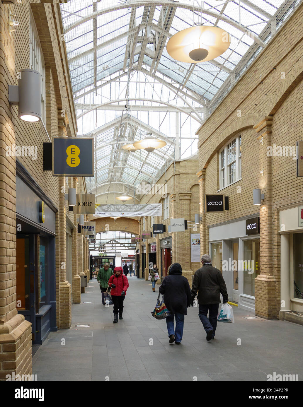 Marlowe Shopping Arcade Canterbury Kent England Banque D'Images