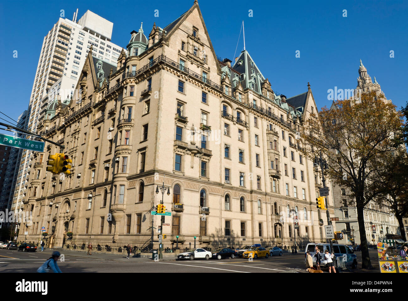 Le Dakota Building sur Central Park West à 72nd Street, Manhattan, New York City. Banque D'Images