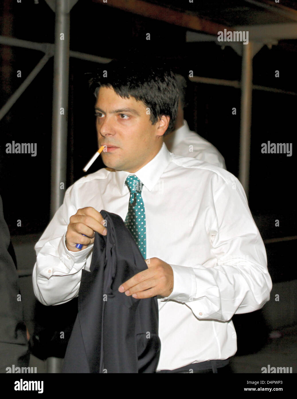 Bernardo Guillermo à son mariage avec Eva Prinz-Valdes dans le Notre Dame Reine de Tous les Saints Church à New York, NY, 04 septembre 2009. Bernardo est le fils de la princesse Christina, la plus jeune sœur de la Reine Beatrix des Pays-Bas. Bernardo et Eva vivent à New York. Photo : Patrick van Katwijk Banque D'Images