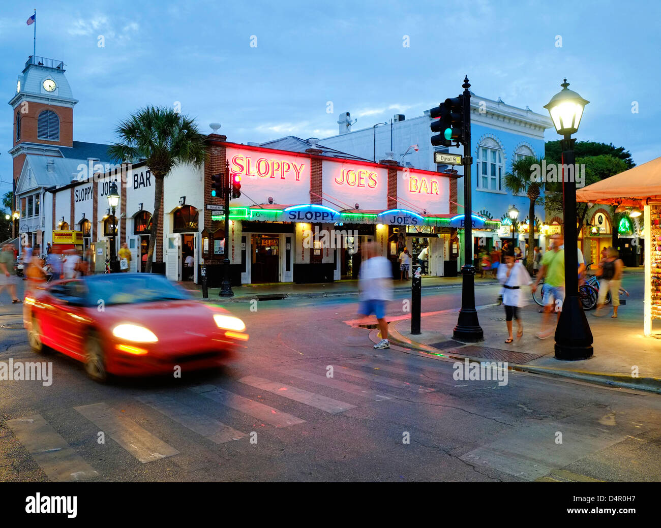 Sloppy Joe's Bar, Key West, en Floride, l'Amérique Banque D'Images