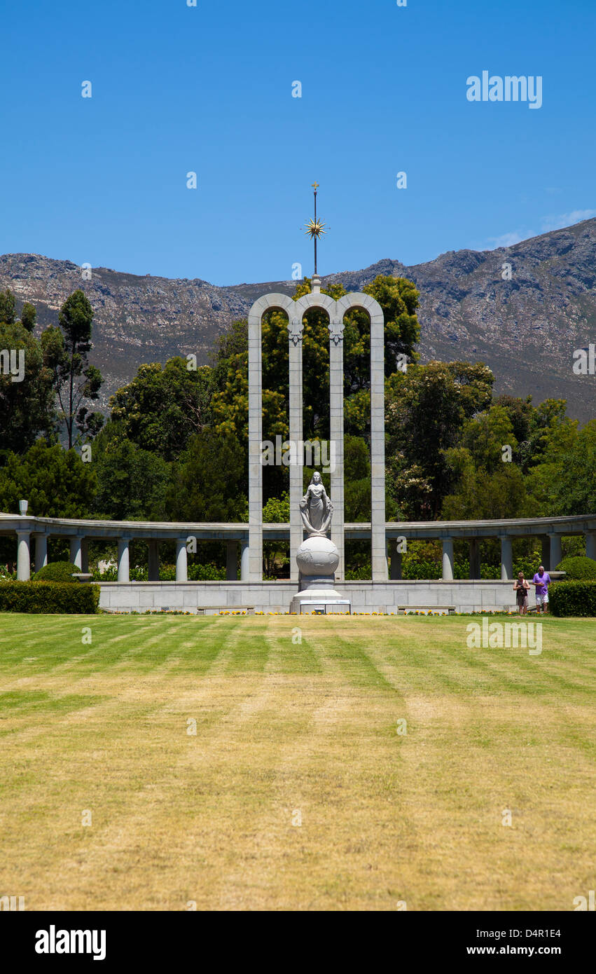 Franschhoek Huguenot Monument - Western Cape - Afrique du Sud Banque D'Images