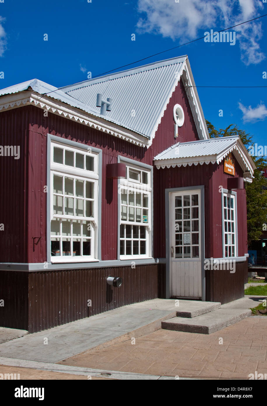 Oficina de Información Turistica (Office de Tourisme), Ushuaia, Tierra del Fuego, Argentina Banque D'Images